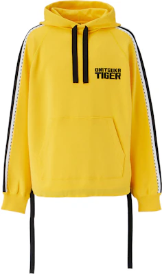 オニツカタイガー イエロー フーディ プルオーバー ユニセックス レタリングデザイン 2183B268-750 Buy オニツカタイガー イエロー フーディ プルオーバー ユニセックス レタリングデザイン 2183B268-750