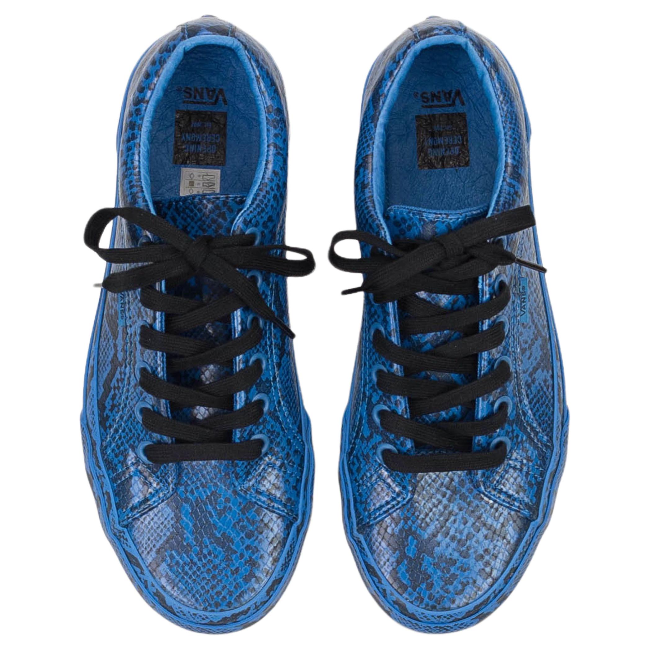 Shop Opening Ceremony 聯名 Vans Lampin 'Princess Blue Snakeskin' VN0A38FIZGO