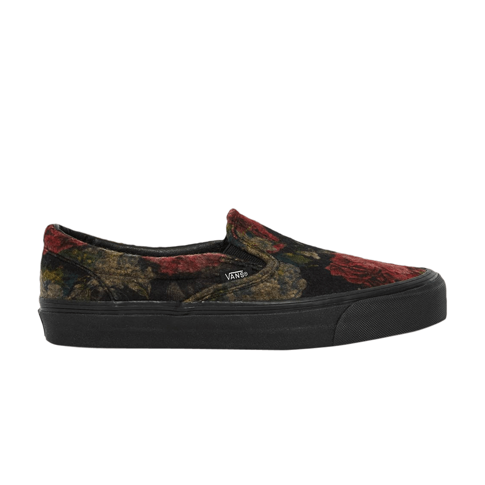 Opening Ceremony x Vans OG Classic Slip-On LX 'Floral - Black Red' VN000UDFPXN