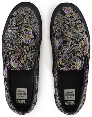 Opening Ceremony x Vans Slip-On LX 'Qi Pao II Hitam' VN0A32QNPQE Purchase Opening Ceremony x Vans Slip-On LX 'Qi Pao II Hitam' VN0A32QNPQE