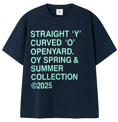 OPENYARD (OY) 粗体字海军蓝T恤 OYBFS1TE050NA Order OPENYARD (OY) 粗体字海军蓝T恤 OYBFS1TE050NA