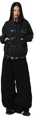 OPENYARD (OY) Lock In Black Jacket OYBFS1OU003BK Lookbook OPENYARD (OY) Lock In Black Jacket OYBFS1OU003BK
