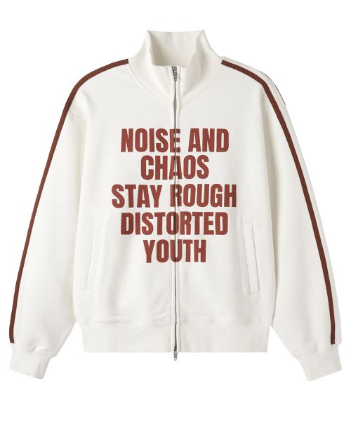 Order OPENYARD (OY) Noise Chaos White Track Jacket OYBFS1OU006WH