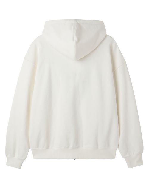 Order Openyard (Oy) Pray Hard White Zip-Up Hoodie OYBEF1SW040WH