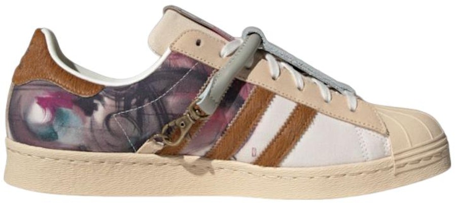 韓美林 x adidas Originals Superstar 80s “午馬” 防滑耐磨 板鞋 男女同款 米棕色 Order 韓美林 x adidas Originals Superstar 80s “午馬” 防滑耐磨 板鞋 男女同款 米棕色