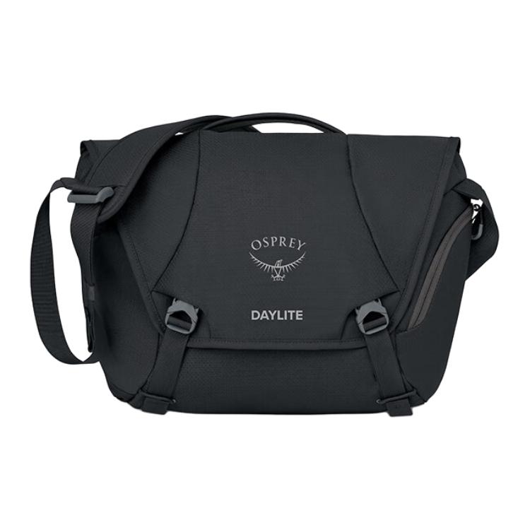 Osprey Daylite Messenger 12L Recycled Polyester Crossbody Bag - Black Unisex 843820186222-BLACK
