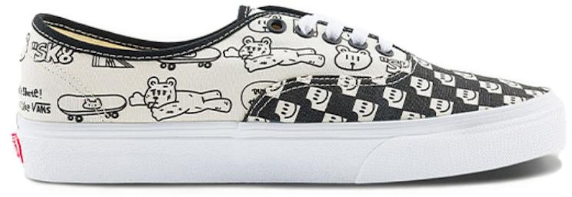 Vans Authentic x Otw Nuttsh 'Black White' VN0A5KS9BPR Order Vans Authentic x Otw Nuttsh 'Black White' VN0A5KS9BPR