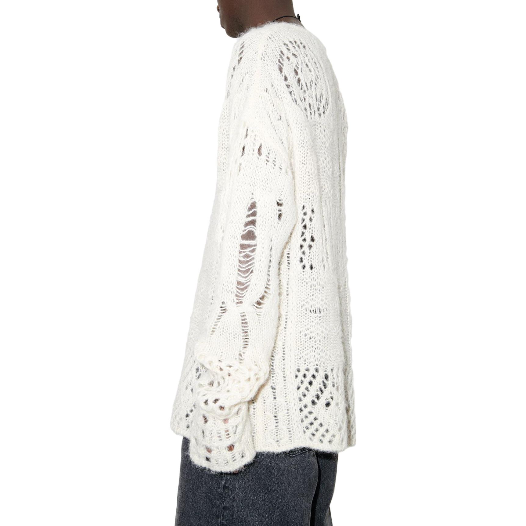 Purchase OUR LEGACY Beige Sweater Rajut V-Neck dengan Manset Rib. M4233VCB