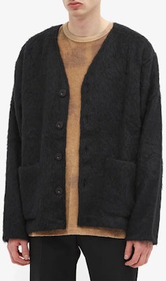 OUR LEGACY Cárdigan de Lana Negra con Botones y Escote en V M4206CBM Purchase OUR LEGACY Cárdigan de Lana Negra con Botones y Escote en V M4206CBM