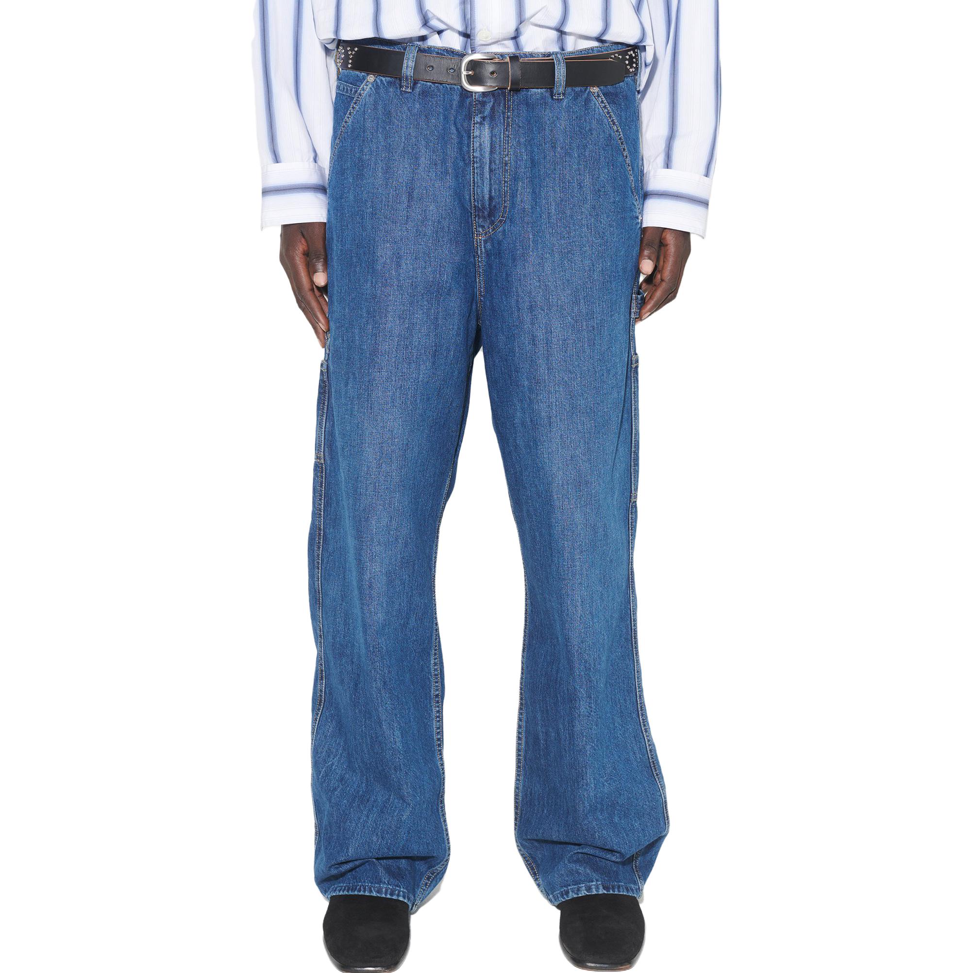 Shop OUR LEGACY Jeans Azul Tiro Alto con Bolsillo Trasero. M4235JWB