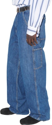 OUR LEGACY Jeans Azul Tiro Alto con Bolsillo Trasero. M4235JWB Details for OUR LEGACY Jeans Azul Tiro Alto con Bolsillo Trasero. M4235JWB