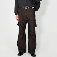 Lookbook OUR LEGACY 棕色寬鬆直筒休閒長褲 M2234MB