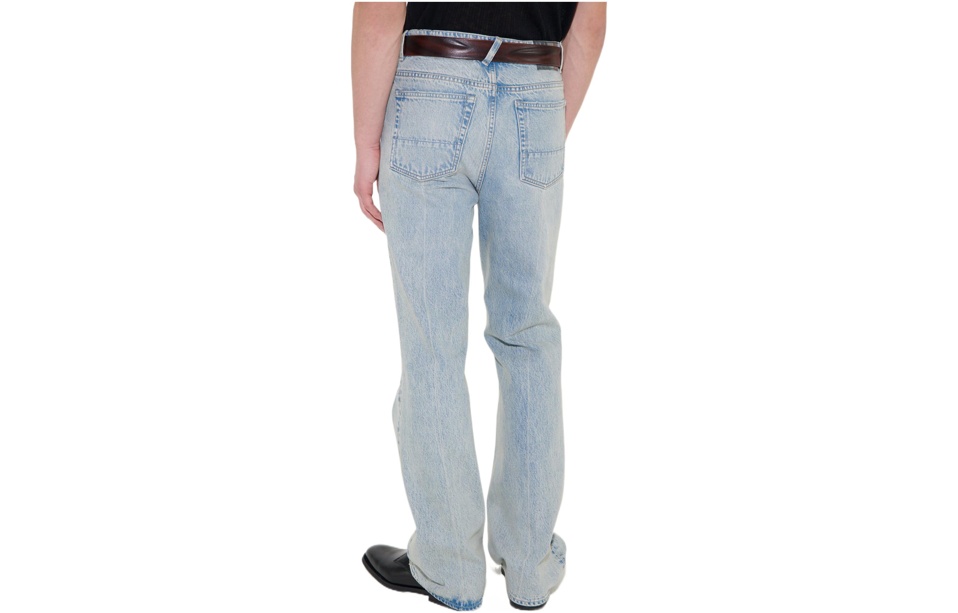 Lookbook OUR LEGACY Jeans Azul Corte Recto de Tiro Alto M42257BL