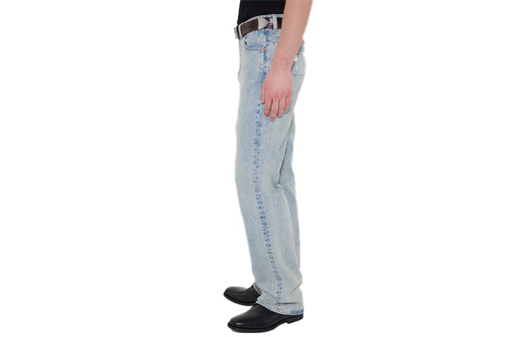 Shop OUR LEGACY Jeans Azul Corte Recto de Tiro Alto M42257BL