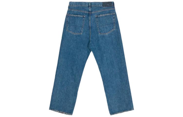 Lookbook OUR LEGACY Jeans Azules Fit Suelto Pierna Recta con Cremallera M4205TS