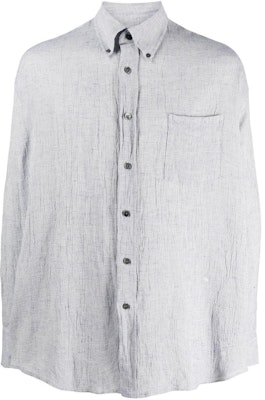 OUR LEGACY 淺藍色素色翻領口袋長袖襯衫 M2232BMB Buy OUR LEGACY 淺藍色素色翻領口袋長袖襯衫 M2232BMB