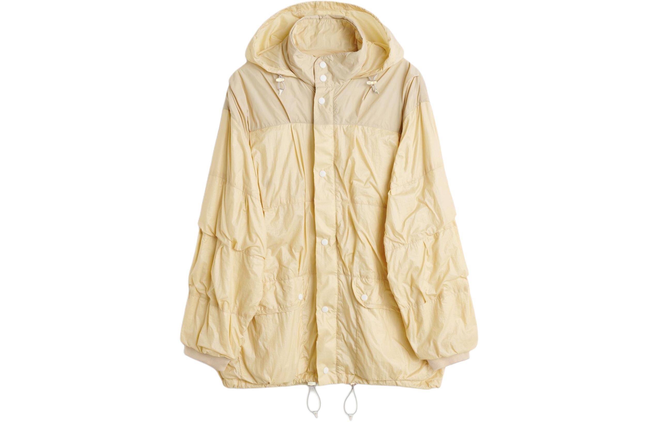 Our Legacy Barn Foldable Drawstring Hooded Jacket Men’s Cream Color M2241ECR