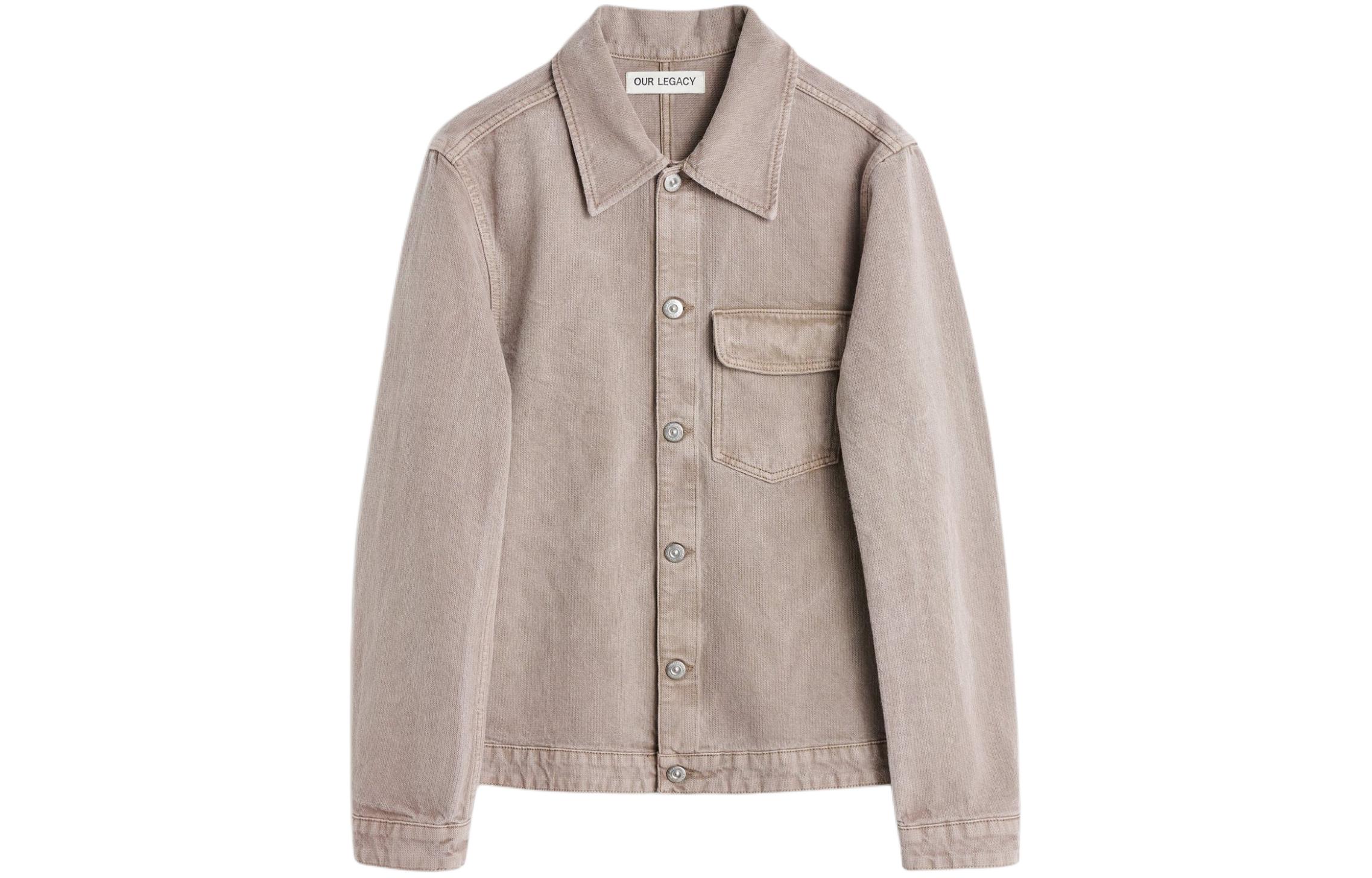 Our Legacy Barn Pressure Embossed Patch Loose Jacket Khaki Unisex M2245RP