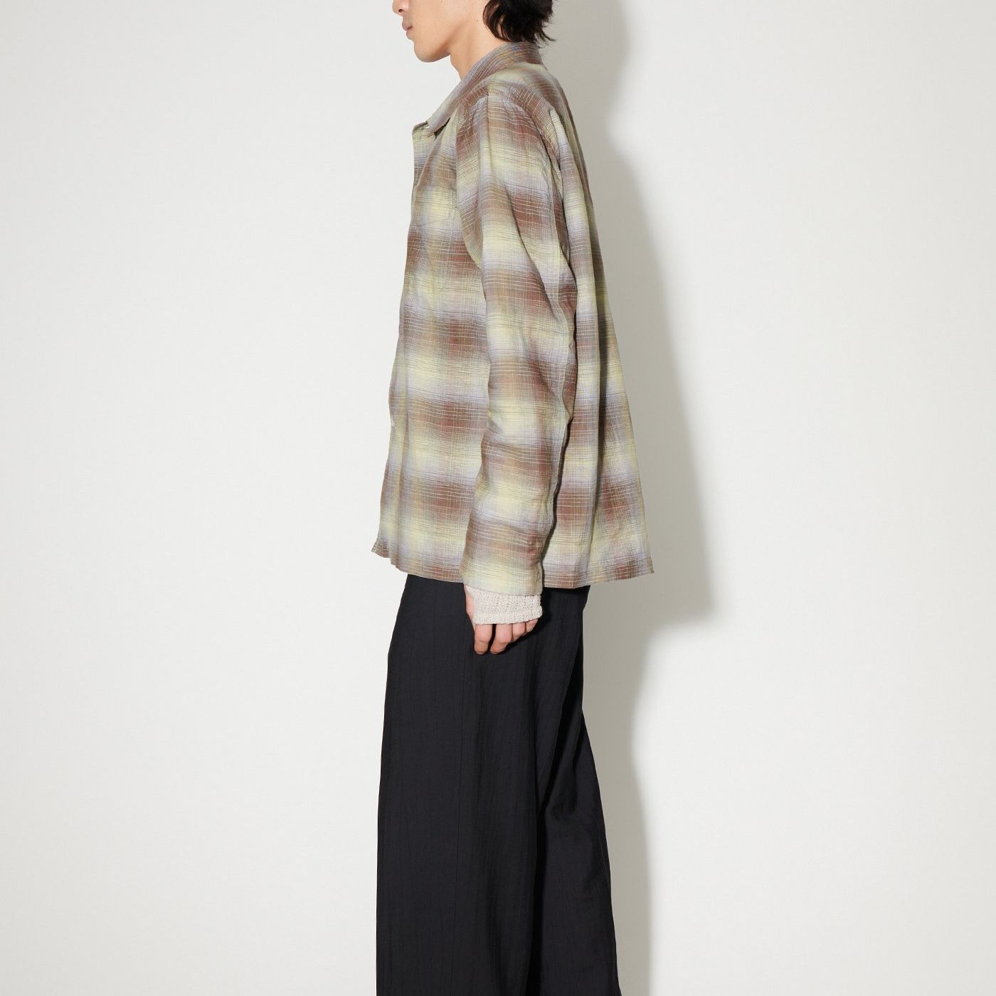 Purchase Camisa de botones estilo granja a cuadros OUR LEGACY multicolor de manga larga. M2242BM