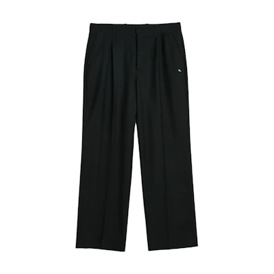 OUR LEGACY Borrowed Relaxed Fit Black Twill Plain Casual Pants for Men M421BBPW