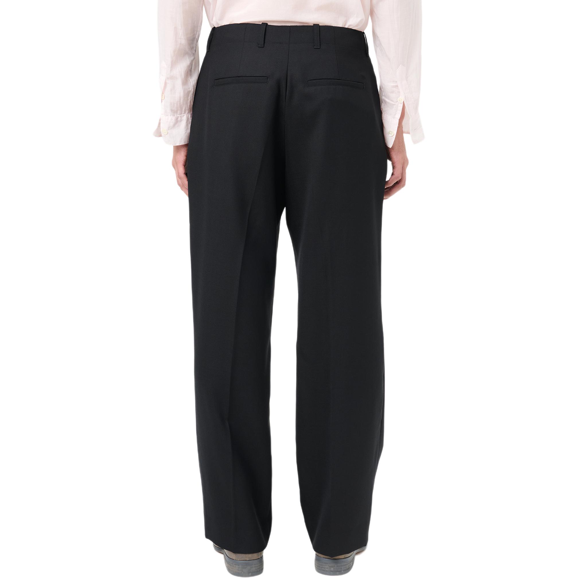 Cheap OUR LEGACY Celana Panjang Kasual Hitam Twill Fit Relaxed Pria M421BBPW