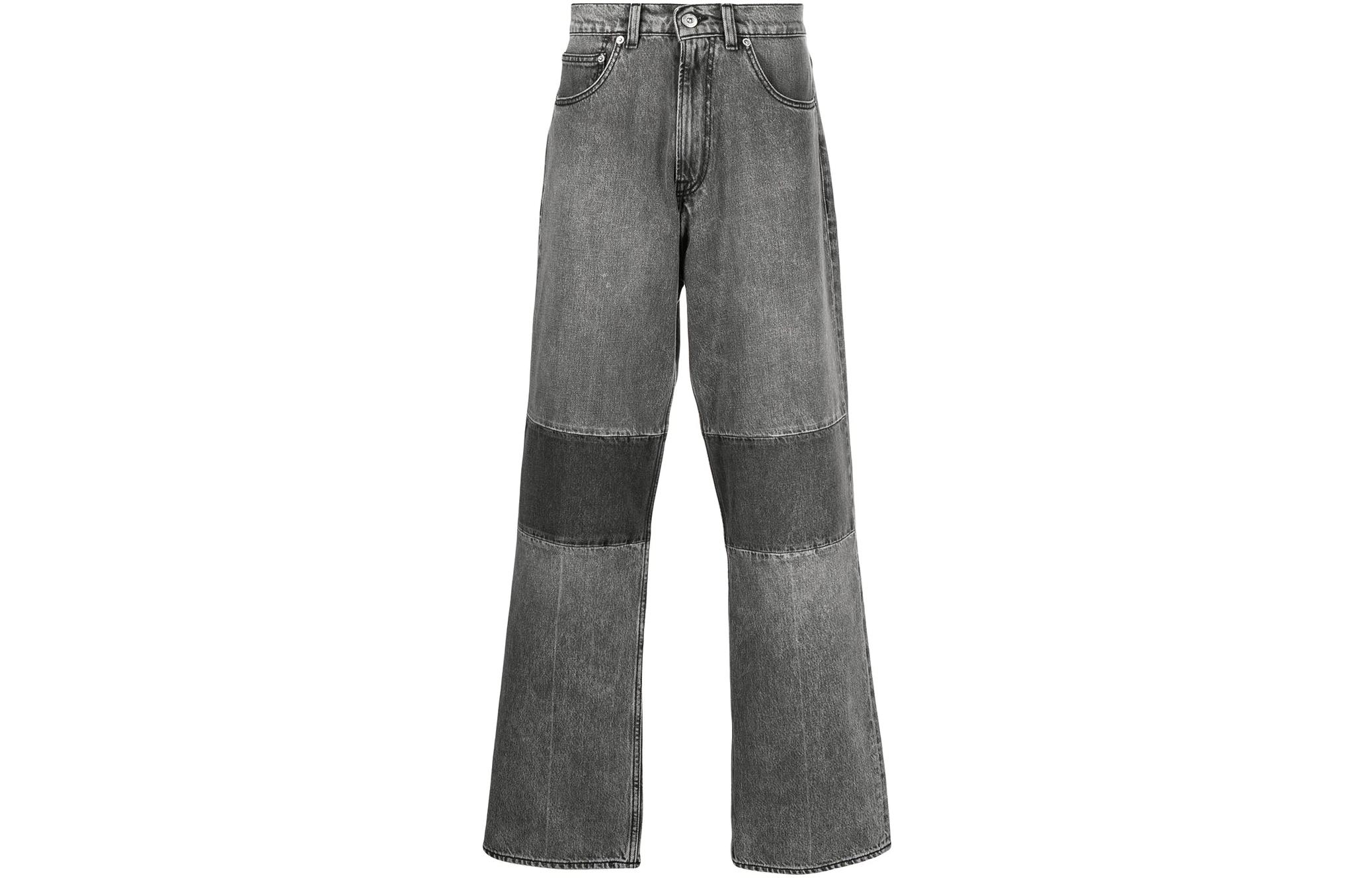 Order OUR LEGACY Jeans Gris de Tiro Alto, Campana y Patchwork - Estilo Otoño M2205TB