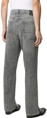 OUR LEGACY Jeans Gris de Tiro Alto, Campana y Patchwork - Estilo Otoño M2205TB Purchase OUR LEGACY Jeans Gris de Tiro Alto, Campana y Patchwork - Estilo Otoño M2205TB