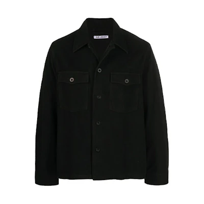 OUR LEGACY FW21 Evening Coach Single Breasted Jacket Black Menswear M4201EBBC