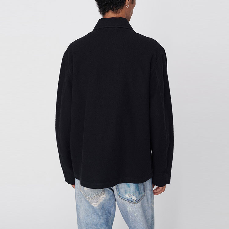 Shop OUR LEGACY FW21 Chaqueta Negra Hombre Elegante de un Solo Botón M4201EBBC