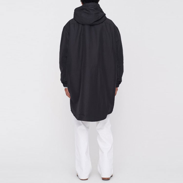 Shop OUR LEGACY FW21 Abrigo Fenrir Parka Holgado con Capucha Negro M4211FPBR