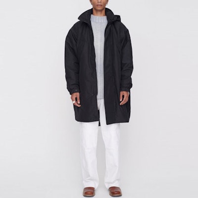 OUR LEGACY FW21 Abrigo Fenrir Parka Holgado con Capucha Negro M4211FPBR Details for OUR LEGACY FW21 Abrigo Fenrir Parka Holgado con Capucha Negro M4211FPBR