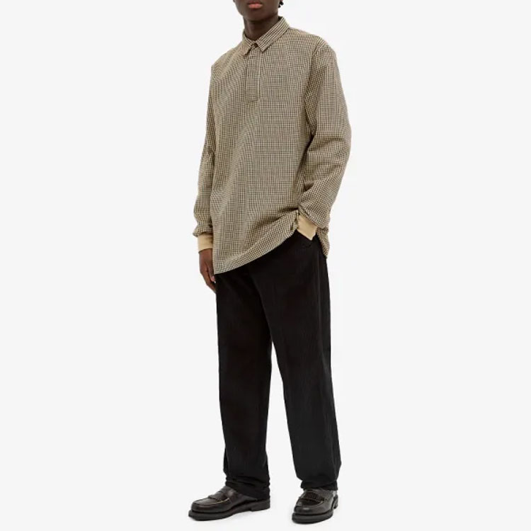 Lookbook OUR LEGACY FW22 Pantalones Casuales Negro de Pana Rectos MR194CBC