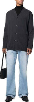 OUR LEGACY FW22 灰色羊毛V領扣式毛衣 M4223KCD-ANTRHACITE Lookbook OUR LEGACY FW22 灰色羊毛V領扣式毛衣 M4223KCD-ANTRHACITE