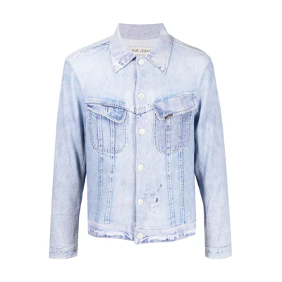 OUR LEGACY FW22 Classic Pocket Denim Jacket Blue - Long Sleeve M2222RD