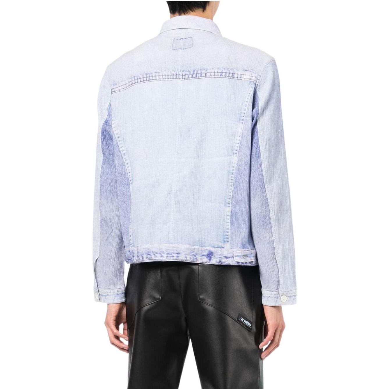 Shop OUR LEGACY FW22 Chaqueta de Mezclilla Azul con Bolsillo Clásico - Manga Larga M2222RD