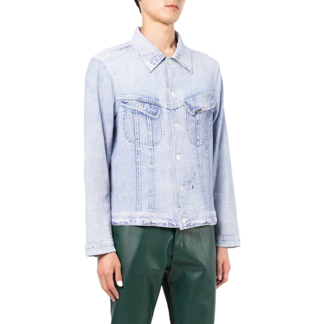 Purchase OUR LEGACY FW22 Chaqueta de Mezclilla Azul con Bolsillo Clásico - Manga Larga M2222RD