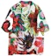 Buy Nuestra Herencia FW22 Camisa Manga Corta Suelta Estampado Floral Graffiti Multicolor Hombre M2222BM