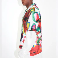 Sizing OUR LEGACY FW22 碎花塗鴉印花寬鬆短袖襯衫 多色 男款 M2222BM