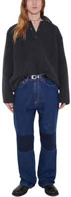 OUR LEGACY FW22 Jeans Hombre Azul Ajuste Holgado Lavados M4225ETWI Lookbook OUR LEGACY FW22 Jeans Hombre Azul Ajuste Holgado Lavados M4225ETWI