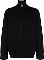 OUR LEGACY FW23 Black High-Neck Zip Loose-Fit Long-Sleeve Shirt. M4233FSB OUR LEGACY FW23 Black High-Neck Zip Loose-Fit Long-Sleeve Shirt. M4233FSB