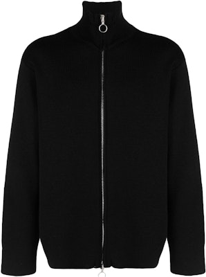 OUR LEGACY FW23 Kemeja Hitam Lengan Panjang Loose Fit High-Neck dengan Resleting. M4233FSB Buy OUR LEGACY FW23 Kemeja Hitam Lengan Panjang Loose Fit High-Neck dengan Resleting. M4233FSB