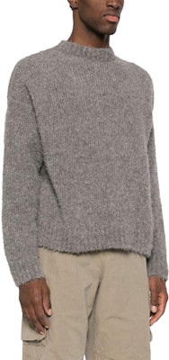 OUR LEGACY FW23 Suéter de Punto Texturizado Cuello Redondo Gris Pimienta M4233SR Purchase OUR LEGACY FW23 Suéter de Punto Texturizado Cuello Redondo Gris Pimienta M4233SR