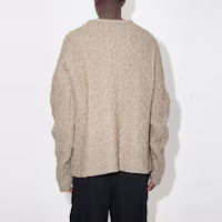 Purchase OUR LEGACY FW23 鏈條針織寬鬆圓領毛衣 男士卡其色 M4233PPT