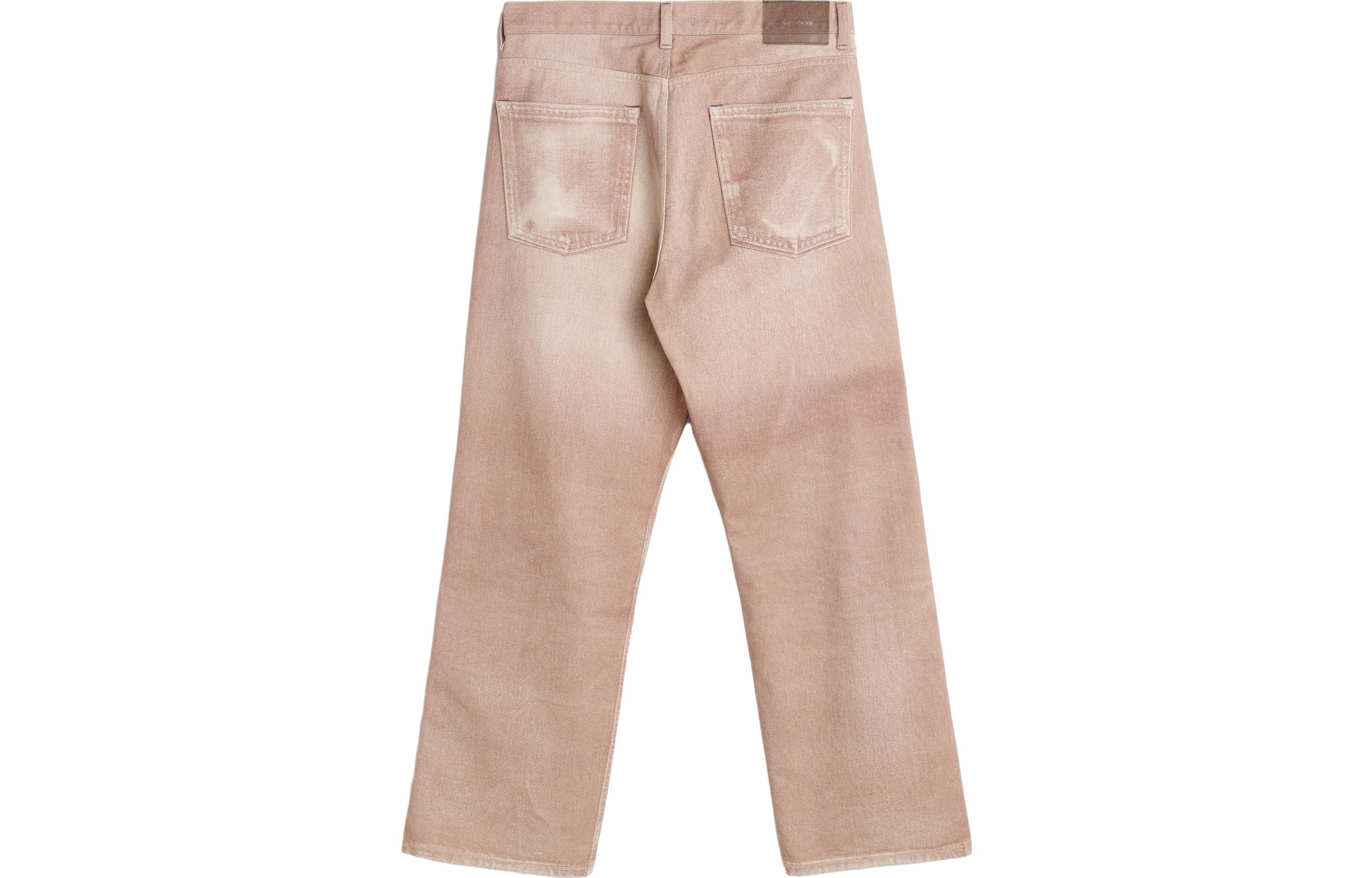 Lookbook OUR LEGACY FW23 Jeans Rectos Gris Rosa con Costuras Gruesas y Remaches. M4235TDR