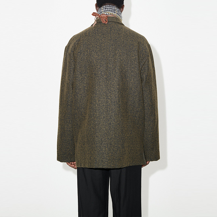 Purchase OUR LEGACY FW23苔綠農場印花單排扣領夾克 男款 M4236HM