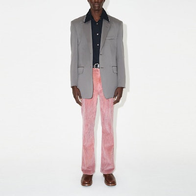 OUR LEGACY FW23 Celana Corduroy High-Waist Vintage Washed Pink Pria M42357A Shop OUR LEGACY FW23 Celana Corduroy High-Waist Vintage Washed Pink Pria M42357A