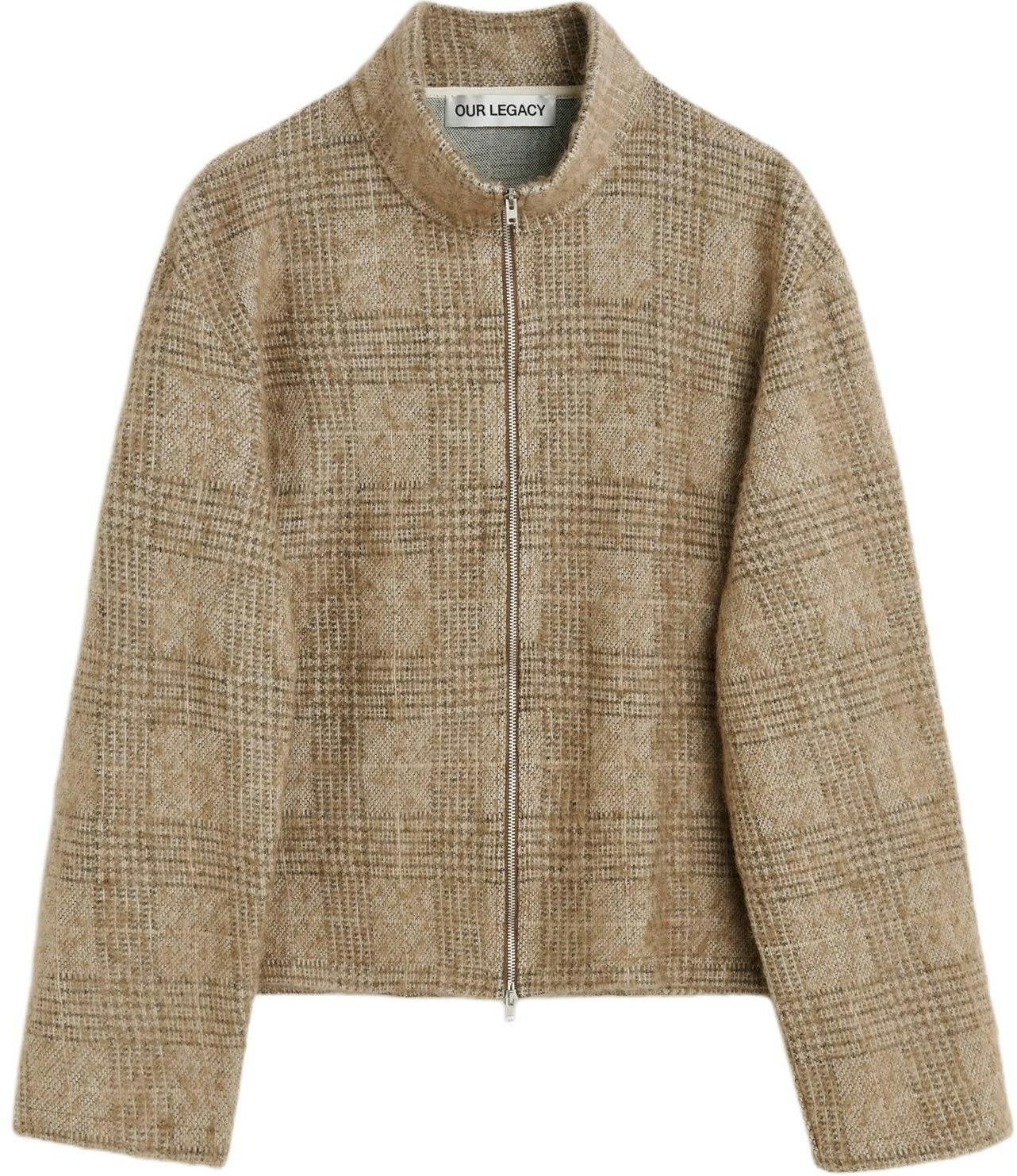 our-legacy-fw-24-beige-plaid-relaxed-cropped-long-sleeve-polo-shirt-m4243-sb