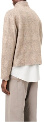 OUR LEGACY FW24 Polo Beige Cuadros Manga Larga Relajada Cortada. M4243SB Cheap OUR LEGACY FW24 Polo Beige Cuadros Manga Larga Relajada Cortada. M4243SB