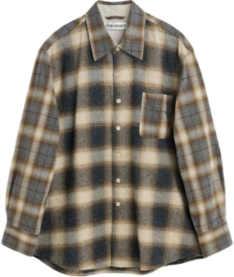 OUR LEGACY FW24 Polo de Manga Larga Franela Barn Check Multicolor. M4242AD Buy OUR LEGACY FW24 Polo de Manga Larga Franela Barn Check Multicolor. M4242AD