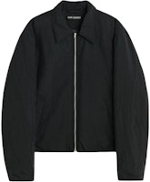 OUR LEGACY FW24 Lightweight Waterproof Crinkled Loose Jacket Black M4241SS OUR LEGACY FW24 Lightweight Waterproof Crinkled Loose Jacket Black M4241SS